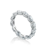 Pear Cut Diamond Eternity Band