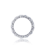 Pear Cut Diamond Eternity Band