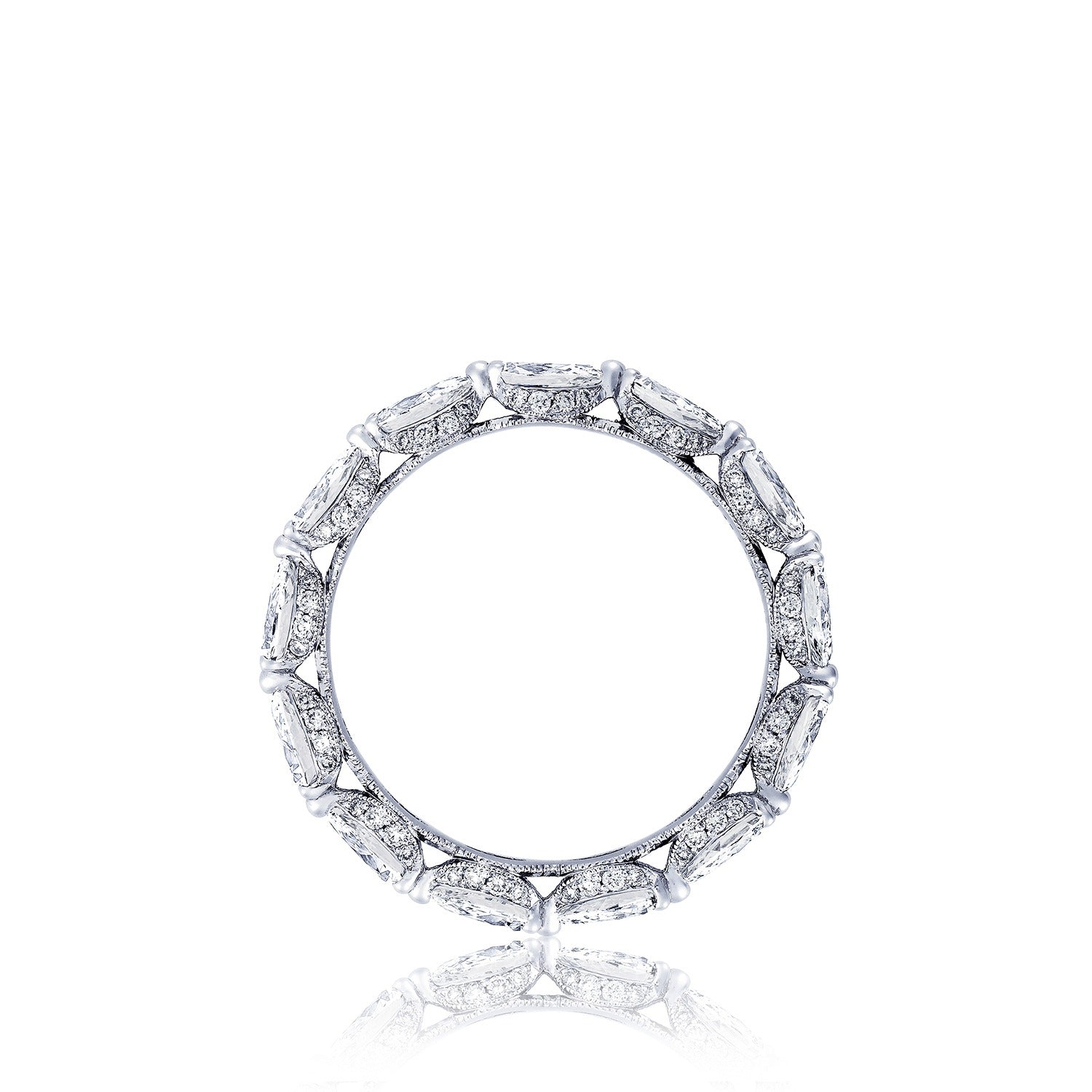 Pear Cut Diamond Eternity Band