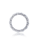 Pear Cut Diamond Eternity Band
