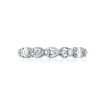 Pear Cut Diamond Eternity Band