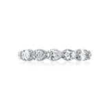 Pear Cut Diamond Eternity Band