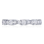 Marquise Shape Design Detail Wedding Band