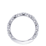 Marquise Shape Design Detail Wedding Band