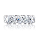 Oval Cut Diamond Eternity Band