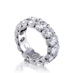 Oval Cut Diamond Eternity Band