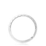 Channel Set Wedding Band