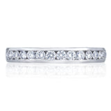 Channel Set Wedding Band