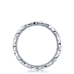 Marquise Design Wedding Band - 3mm
