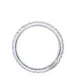 Single Row Pavé Wedding Band
