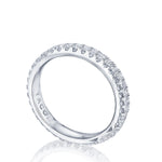 Single Row Pavé Wedding Band
