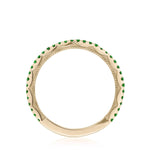 String of Emeralds Ring