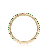 String of Emeralds Ring
