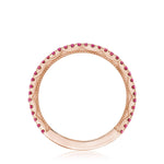 String of Pink Sapphires Ring