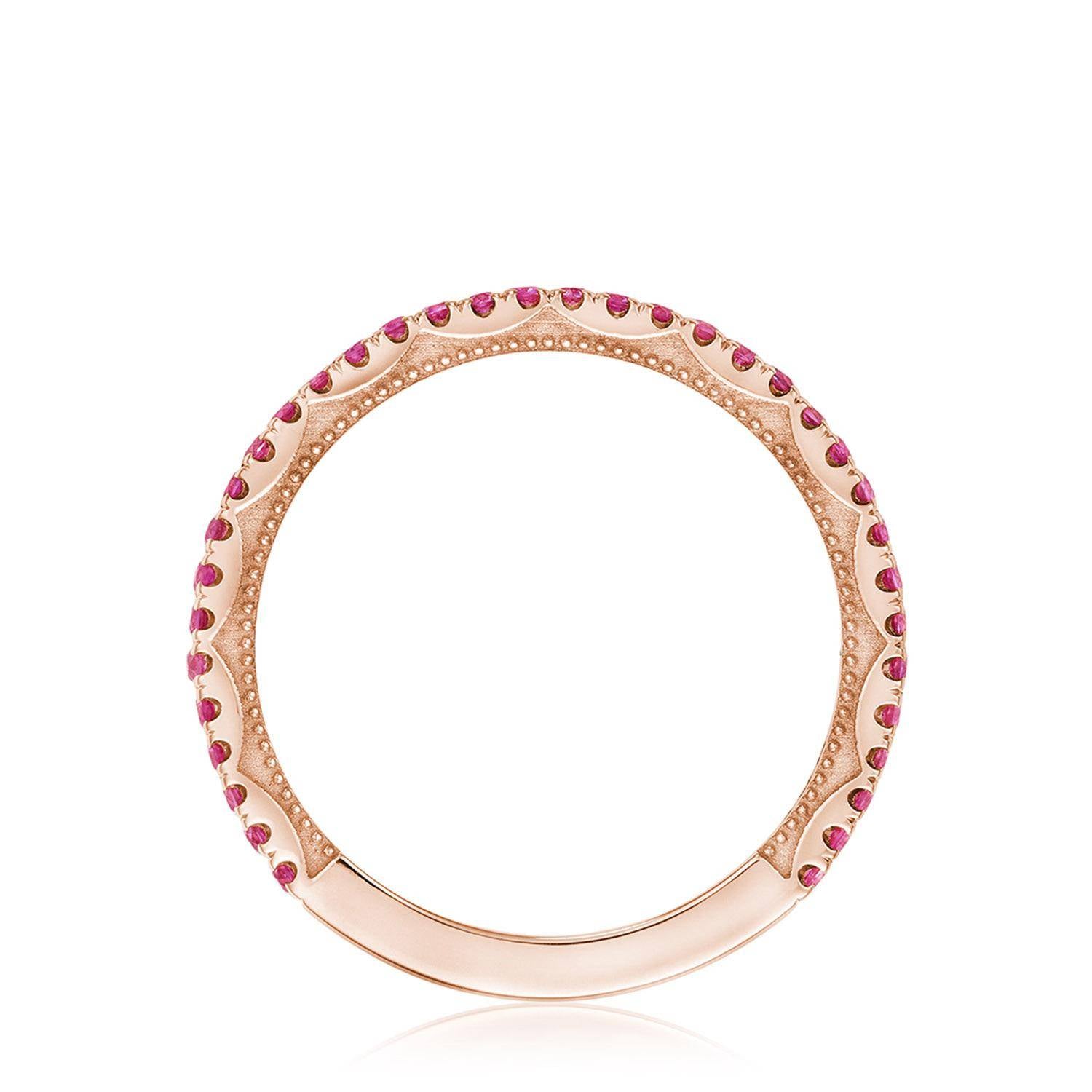 String of Pink Sapphires Ring