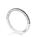 String of Black Diamonds Ring