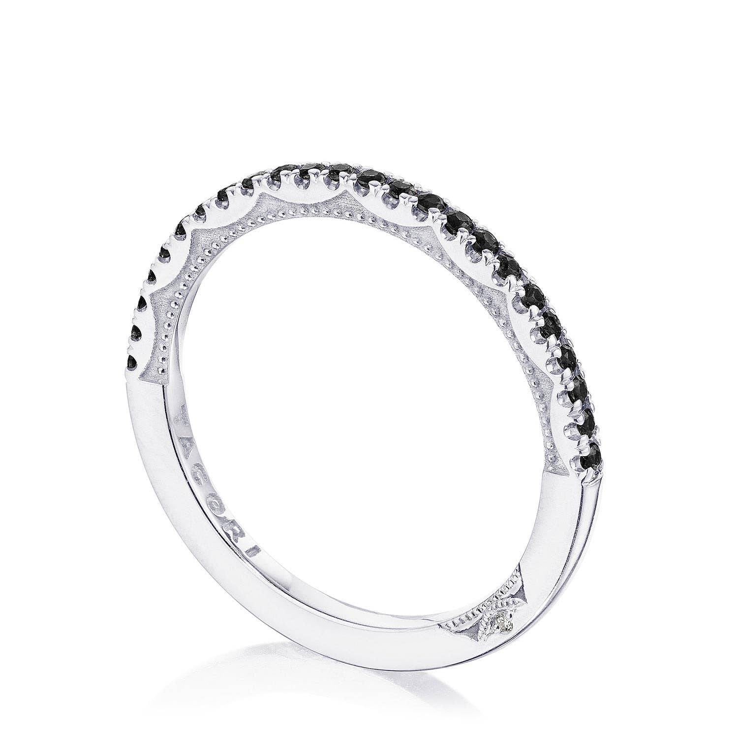 String of Black Diamonds Ring