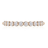 Round Diamond Wedding Band, 2mm