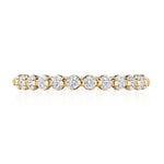 Round Diamond Wedding Band, 2mm