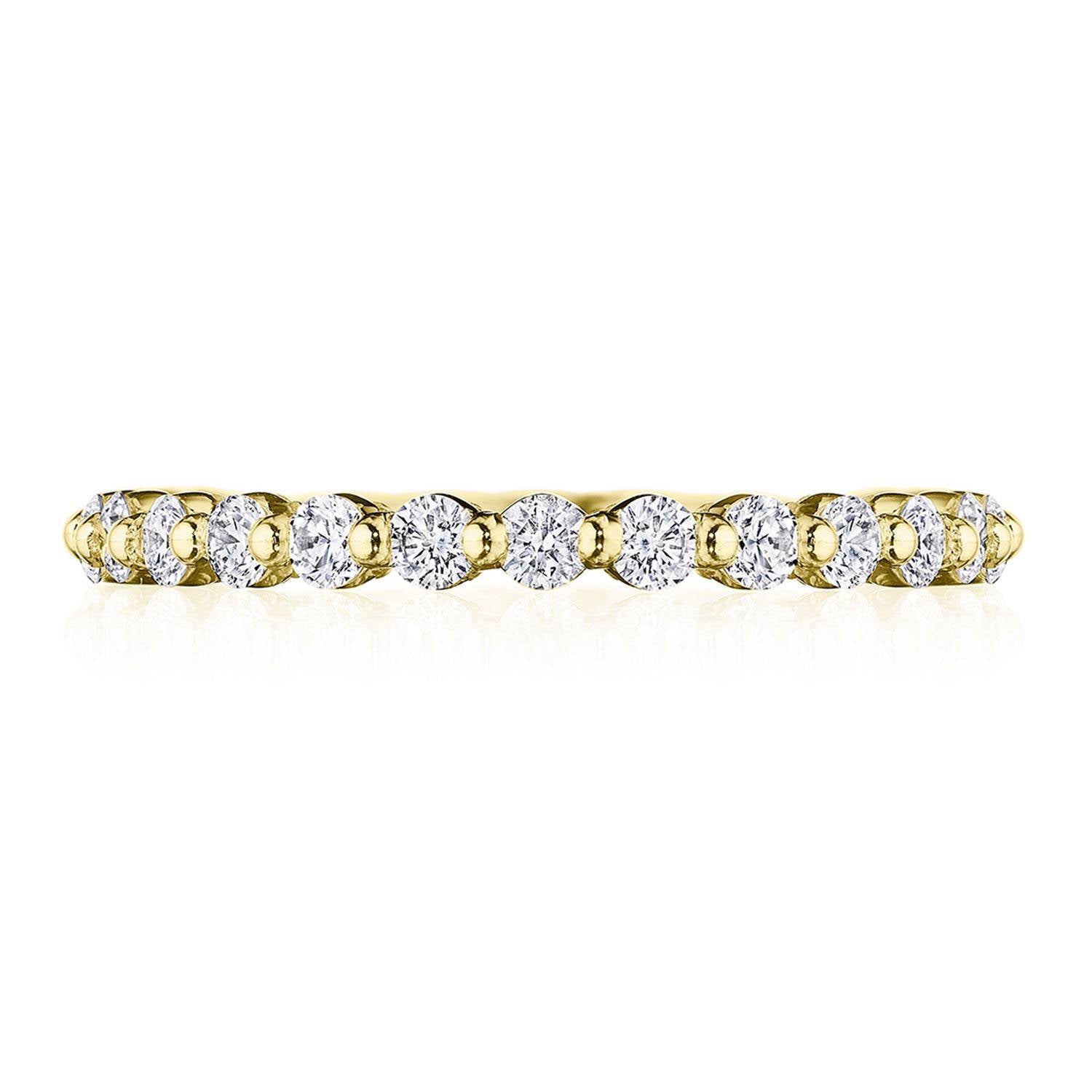 Round Diamond Wedding Band, 2mm