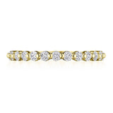 Round Diamond Wedding Band, 2mm