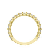 Round Diamond Wedding Band, 2mm