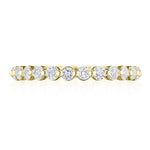 Round Diamond Wedding Band, 2mm