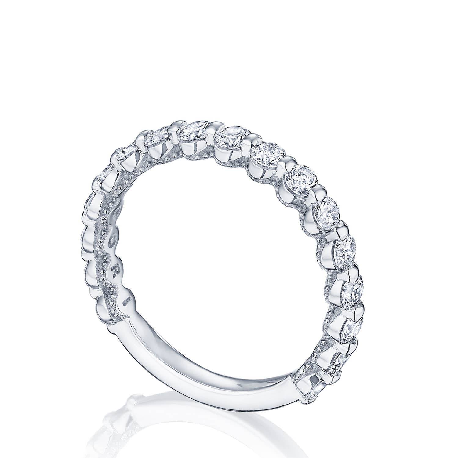 Round Diamond Wedding Band, 2.50mm
