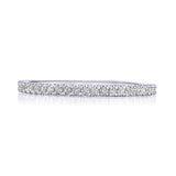 French Pavé Diamond Wedding Band - 1.5mm