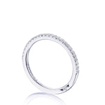 French Pavé Diamond Wedding Band - 1.5mm