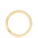 French Pavé Diamond Wedding Band - 1.5mm