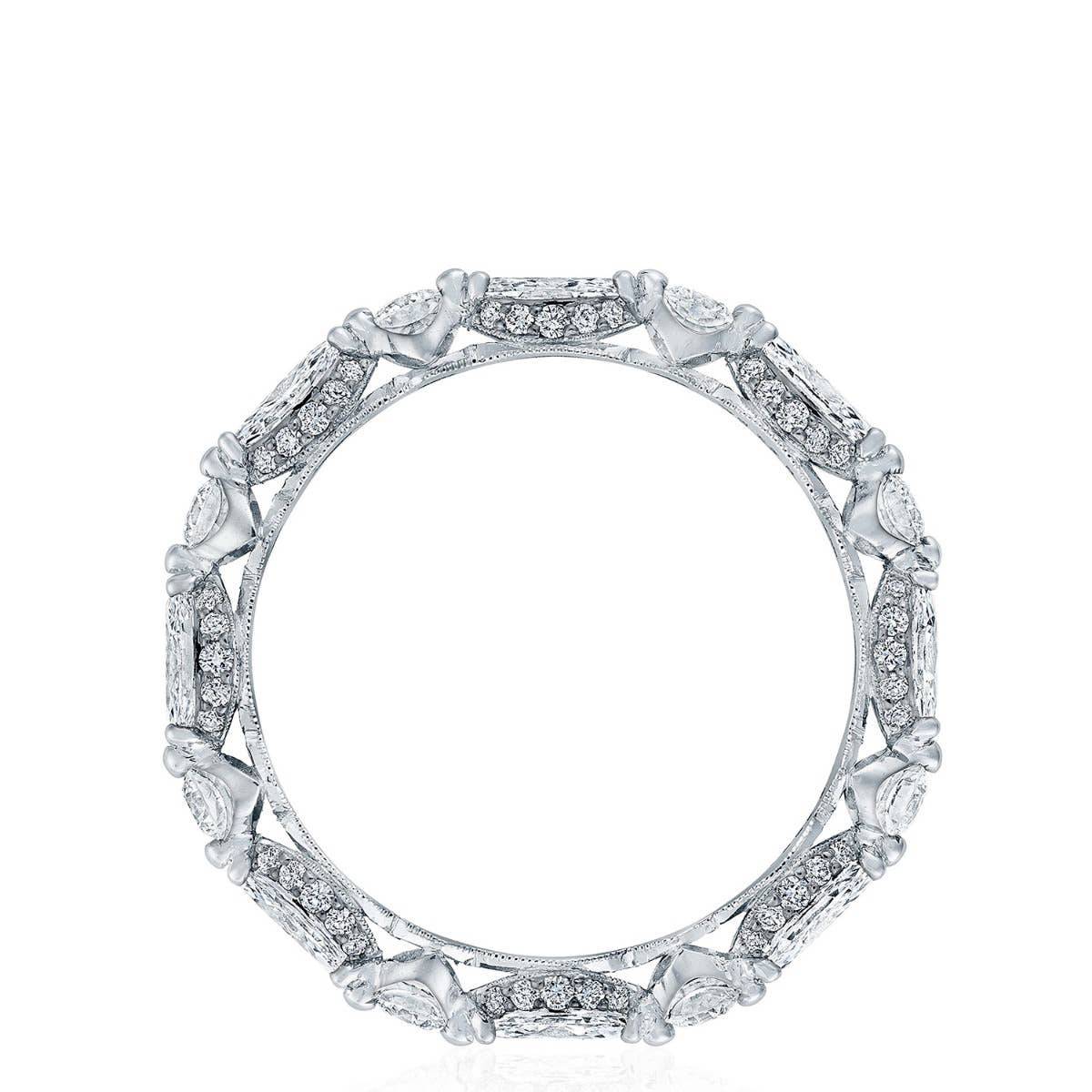 Marquise and Round Diamond Eternity Band