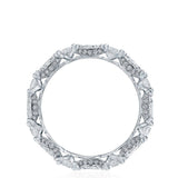 Marquise and Round Diamond Eternity Band