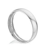 Classic Rounded in High Polish Finish Wedding Band