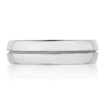 Classic Streamline in High Polish Finish Wedding Band