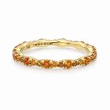 18K Yellow Gold 0.86ctw Sapphire Ring