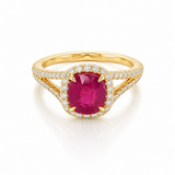18K Yellow Gold 2.03ctw Ruby Ring