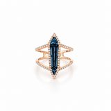 14K Rose Gold 2.45ctw Topaz Ring