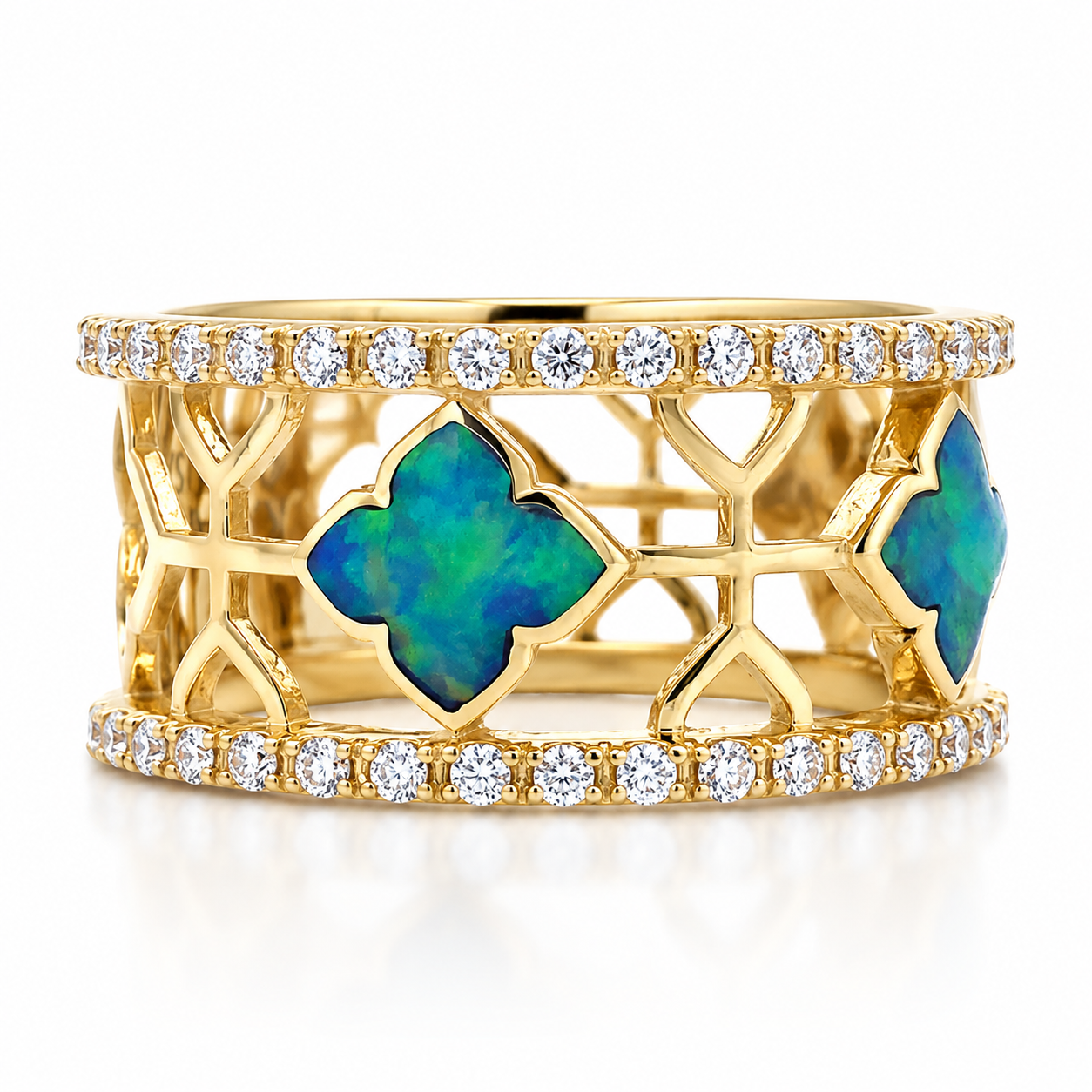 14K Yellow Gold Opal Ring