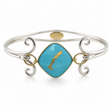 Sterling Silver BangleTurquiose Bracelet