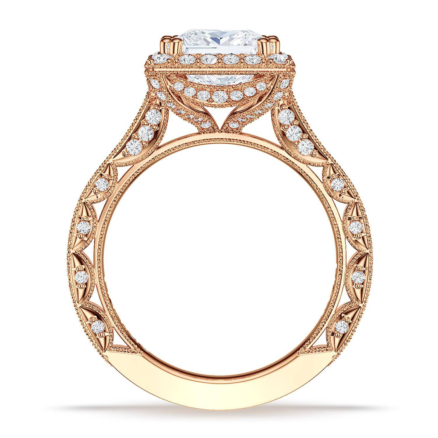 Princess Bloom Engagement Ring