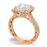 Princess Bloom Engagement Ring