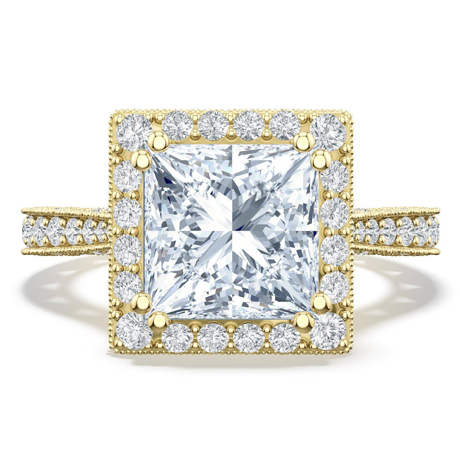 Princess Bloom Engagement Ring