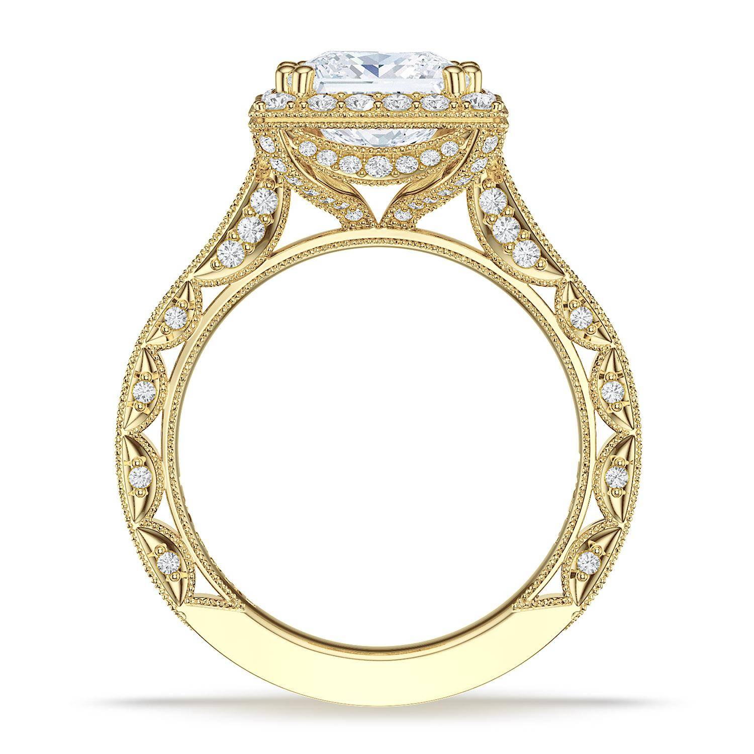 Princess Bloom Engagement Ring