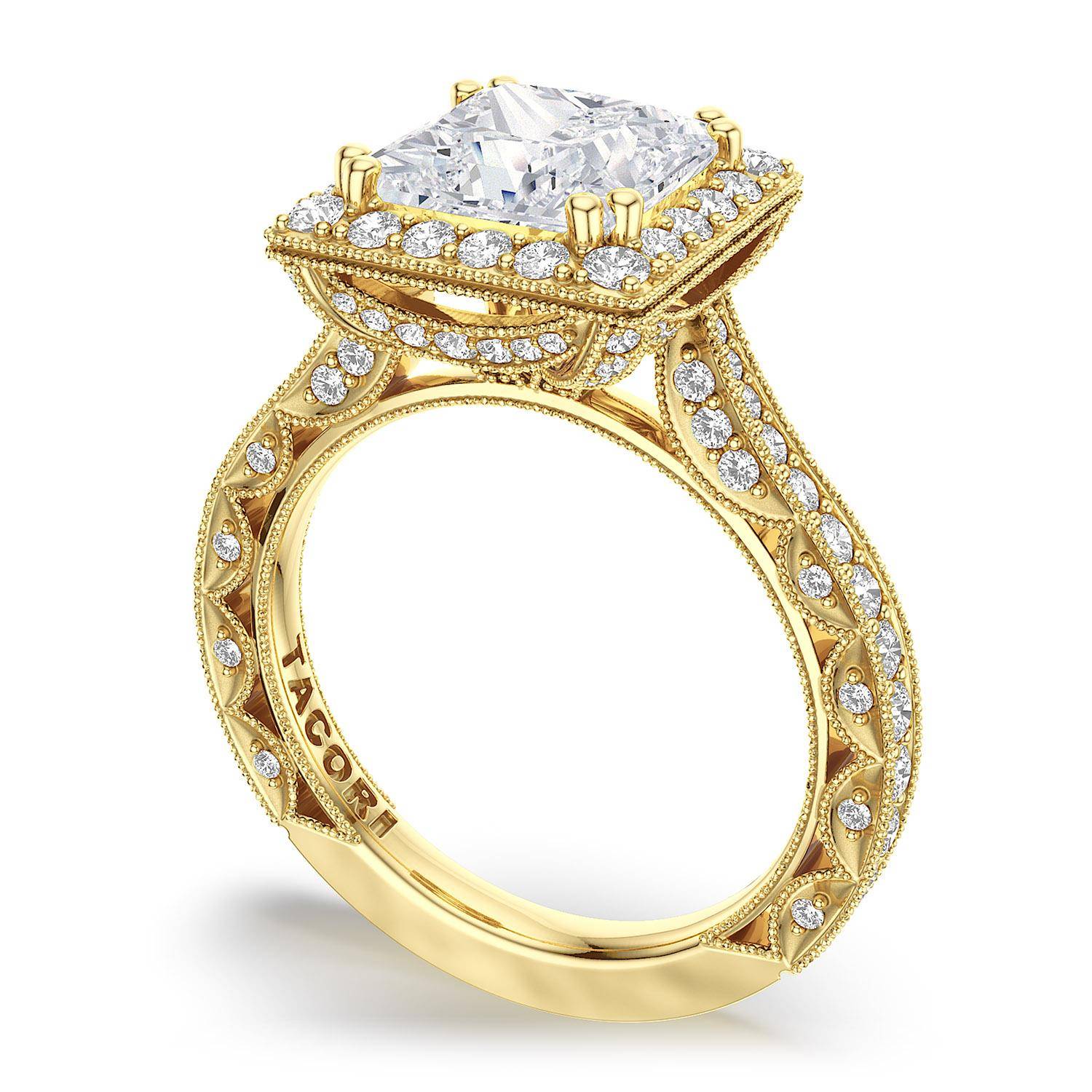 Princess Bloom Engagement Ring