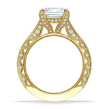 Emerald Solitaire Engagement Ring