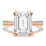 Emerald Solitaire Engagement Ring