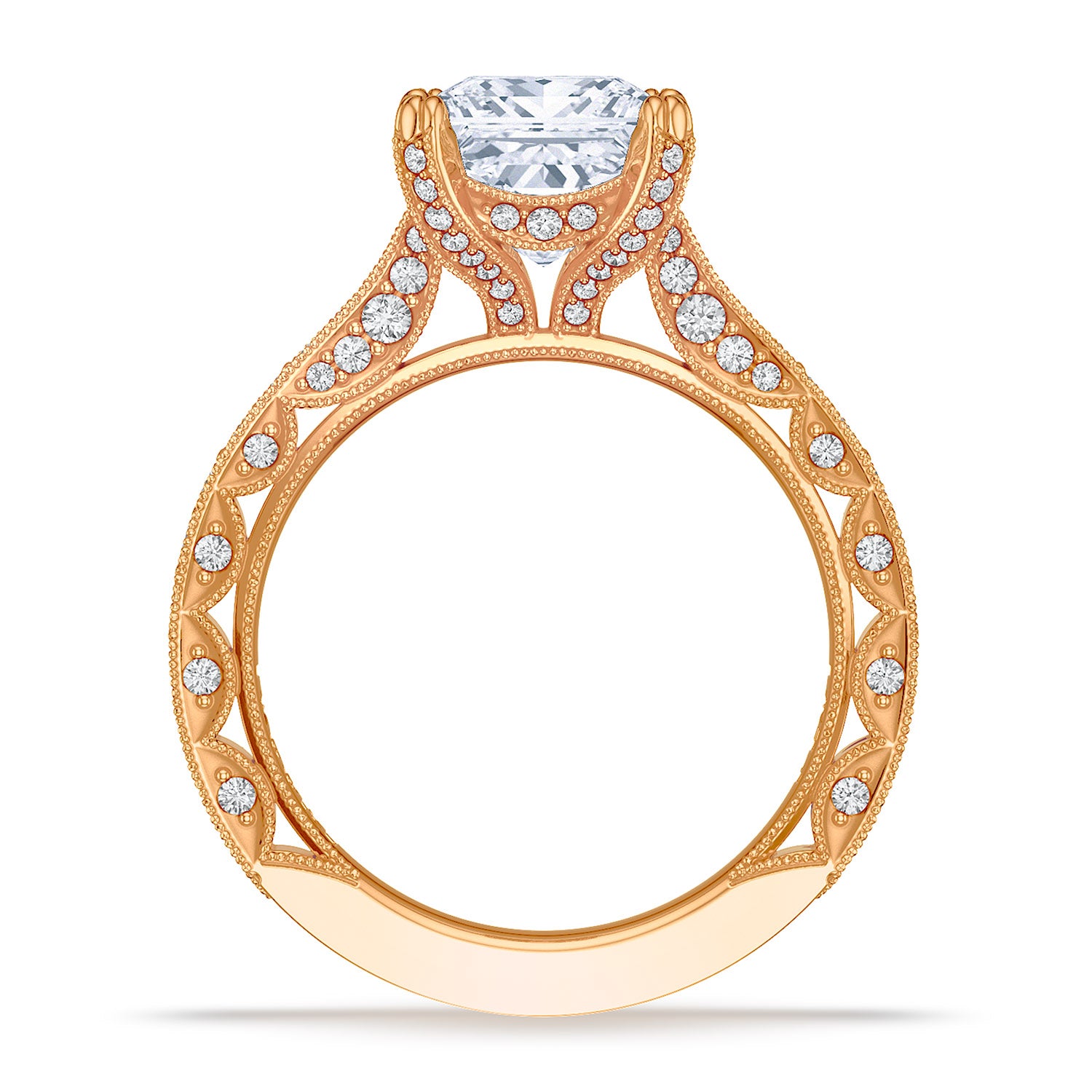Princess Solitaire Engagement Ring