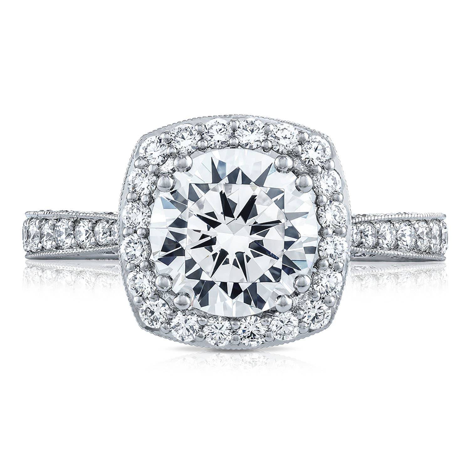 Round Bloom Engagement Ring