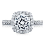 Round Bloom Engagement Ring